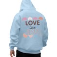 thumbnail image 3 of WILLBEST Sudaderas En Pareja Sudaderas con Capucha y Sudaderas para Hombre Sudadera con Capucha Informal Holgada con Estampado De Letras para Uso Diario Otoño Invierno Ropa De Calle Cómoda Grande, 3 of 3