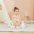 thumbnail image 4 of Real Fancy Toddler Baby Girls Jumpsuit One Piece Romper Sleeveless Strap Pockets Summer Outfits Clothes Size 2-8Y, 4 of 6