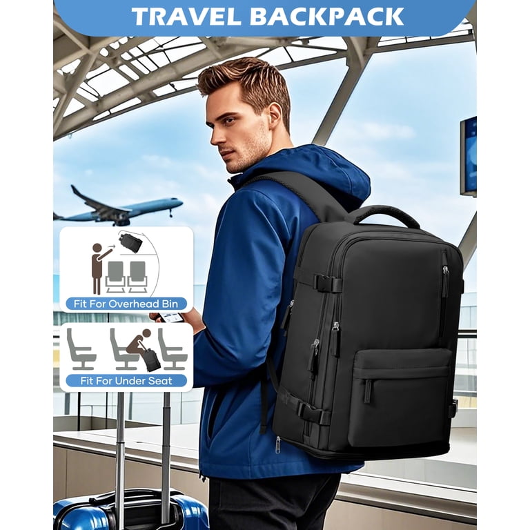 SYCNB Large Travel Backpack for Adults with Laptop Compartment and Multiple  Pockets - Walmart.com