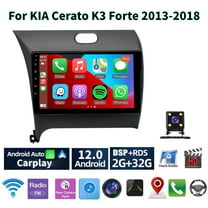 Car Radio Stereo for KIA Cerato K3 Forte 2013-2018, 9" Touchscreen Android 13 Support Carplay Android Auto Navigation Bluetooth Radio Video Steering Wheel Control Rear Camera 2G 32G,Black