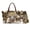 Aztec Highland Cow Sunflower, variant on ZUXONGSY Wolf Rose Galaxy Print Top Handle Handbag Purses Set for Women Large Tote Bag Satchel Handbags with PU Cash Wallet , Lightweight Top Handles Work Bag Purses for Hiking Shopping