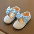 thumbnail image 5 of NOKIO Girls' Closed Toe Mary Janes Kids Mary Jane Ballet Flats Girls' Formal Flats Girls Dress Shoes For Girls Wedding Bowknot Girl Shoes Princess Party School Shoes Low Heel For Kids, 5 of 7