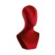 thumbnail image 5 of Cabeza de maniquí de busto, exhibición de pelucas, mesa multiusos, soporte para cabeza de entrenamiento de pelucas Rojo, 5 of 9