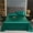 Dark green, variant on Cooling Ice Silk Bed Sheets, ZzCityTK Breathable Viscose Fiber Sheets Wrinkle-Free Soft Fabric, Machine Washable Thin Summer Sheet Set for Bedroom with Multiple Colors