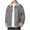Mens Jackets & Coats Gray, variant on Sueded Jackets for Men with Pockets and Collar Long Sleeve Zip Up Coats Mens Trendy Solid Color Slim Thermal Warm Motorcycle Outerwear Jacket