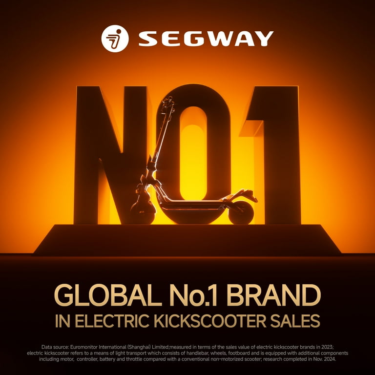 Segway Ninebot E2 Pro Electric Kick Scooter, up to 21.7 Miles Range & 15.5 mph Max Speed, Adults & Teens