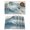 Blue, variant on Mountain Peak Placemats Set of 6 Blue Beige Mist Zen Modern Nature Fantasy Place Mats Indoor Wipeable Table Mats Washable Cloth Dining Table Placemats for Kitchen Holiday Party Home Decor 13x19 Inch