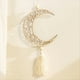 thumbnail image 4 of Colgante de Madera con Forma de Luna para Decoración de Pared del Dormitorio del Hogar, 4 of 5