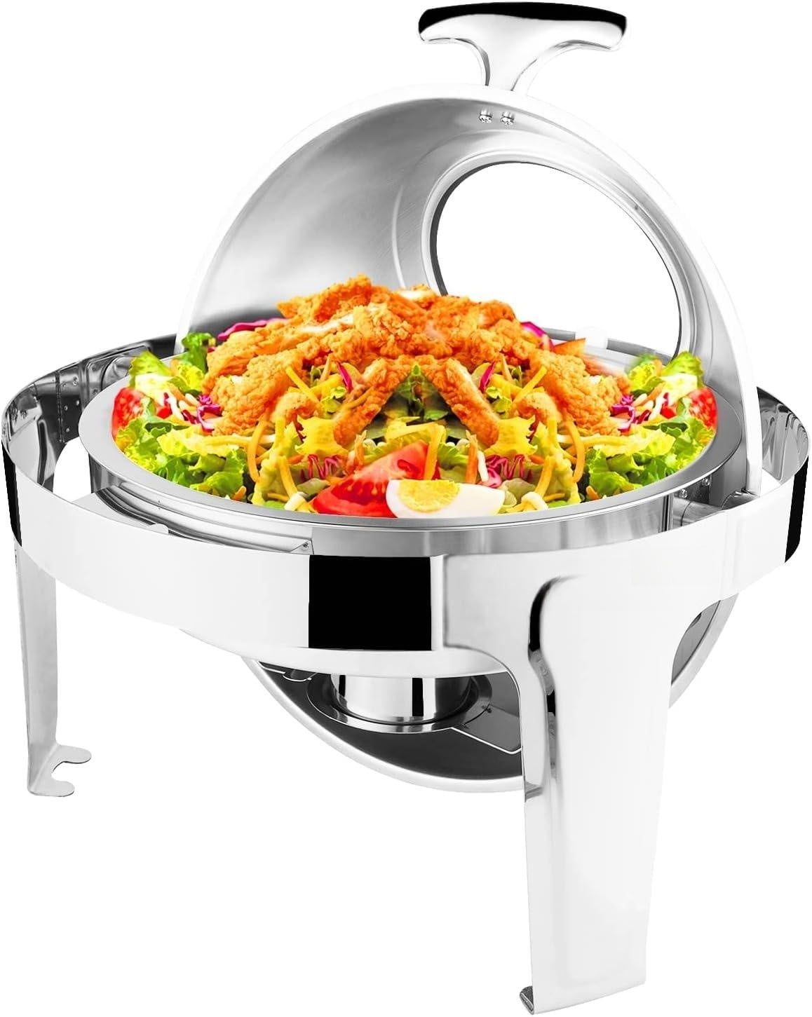 Roll Top Chafing Dish 6L Round Chafing Dish Chafing Dish Buffet Set