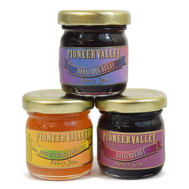 Mini Jam Gift Set 3Pack Bodacious Berry, Apricot Chunky Pineapple