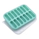 thumbnail image 1 of Bandeja para cubitos de hielo: Molde para hielo - Molde de silicona para cubitos - Bandeja para congelador de cócteles - Bandeja apilable para salchichas con tapas, 1 of 5