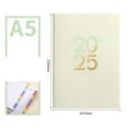 thumbnail image 1 of Fiudx Calendario Inglés 2025, Planificador Diario A5 de Cuero Suave, Horario Diario Detallado, Ideal para Oficina y Escuela, Organizador Multifuncional, Regalo Perfecto, Tamaño 210 X 147 Mm, 1 of 1