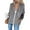 Gray, variant on Aloohaidyvio Ladies Hoodie Full Zip Long Sleeve Lightweight Sweatshirts Pockets Jacket Coat