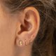 thumbnail image 5 of Pendientes de aro micuco chapados en oro de 14 quilates para mujeres y hombres, 8 mm, 10 mm, 12 mm, 5 of 8