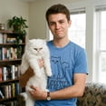thumbnail image 4 of Mens Unimpressed Funny Cat Dad T-Shirt Hilarious Kitty Graphic Tee Pet Lover Graphic Tees, 4 of 9