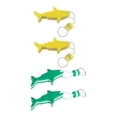 thumbnail image 1 of koolsoo 4x Floatable Keyrings Buoyant Keychains for Rafting Fishing Surfing Drifting 2x Yellow and 2x Green, 1 of 9