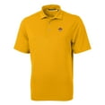 thumbnail image 2 of Men's Cutter & Buck Gold ECU Pirates Team Logo Virtue Eco Pique Recycled Polo, 2 of 3