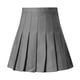 thumbnail image 3 of Gibobby faldas para mujer invierno Casual Mini Tennis Falda Slim Alta Fashion Falda de cintura para mujeres Casual Mini Tennis Falda Slim Alta Fashion Falda(Gris, M), 3 of 4