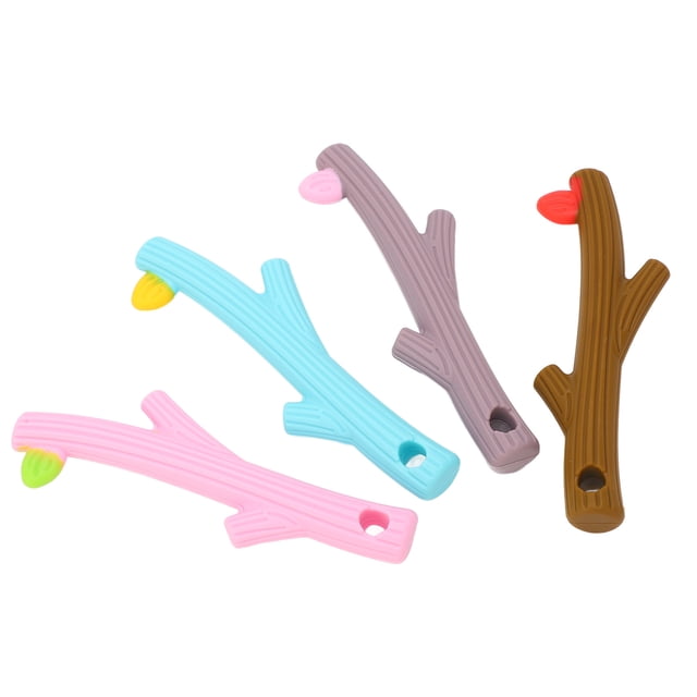 Juguete para la dentición del bebé, 4 piezas de juguete para la dentición del bebé, mordedor de silicona, juguete para masticar para bebés, el mejor de su clase