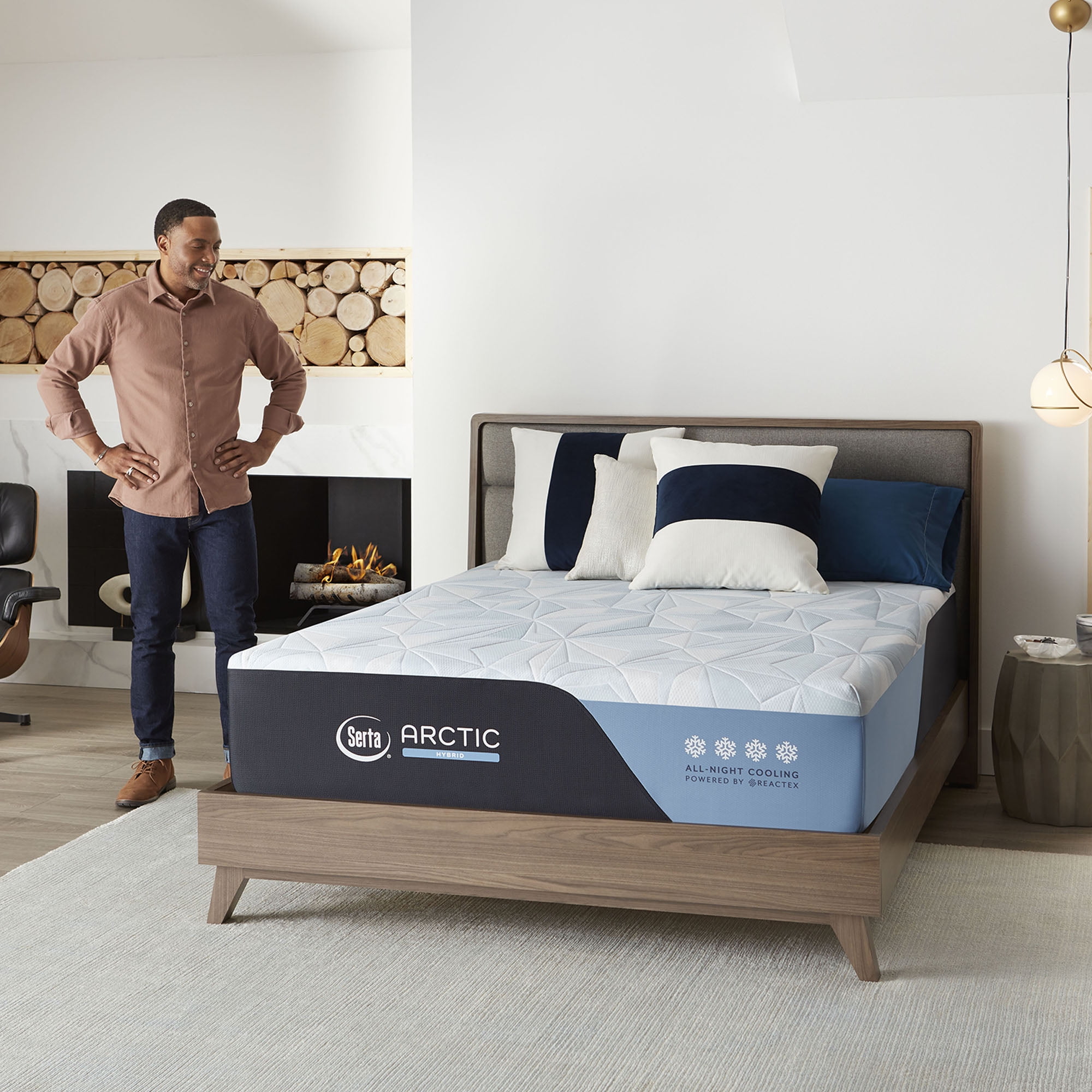 Buy Serta Arctic 13.5 Medium Hybrid Cooling Mattress, Multiple Sizes