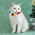 thumbnail image 4 of Xihbxyly Oferta Prime Collar de Bola para Mascotas, Campana de Tela de Felpa, Sombrero de Árbol de Navidad, Cadena Decorativa Colorida para Collar de Perro, 4 of 6