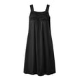 thumbnail image 5 of Women's Sleepwear Zaewscy Women's Casual Home Wear Sleeveless Short Nightgown Black Free Size, 5 of 8