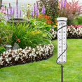 thumbnail image 6 of Slatcetga Rain Gauge Outdoor Rain Gauge Wrought Iron Rain Measuring Cup Rain Meter with Double Scale for Garden Farm, 6 of 8