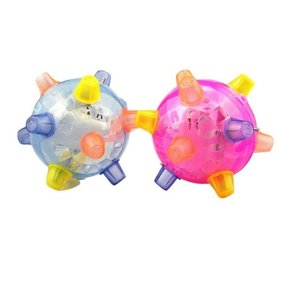 AMERTEER   Toddlers Baby Music Shake Dancing Ball Move And Crawl Sensory Ball Toys For Kids Flashing Bouncing Educational Ball Toys
