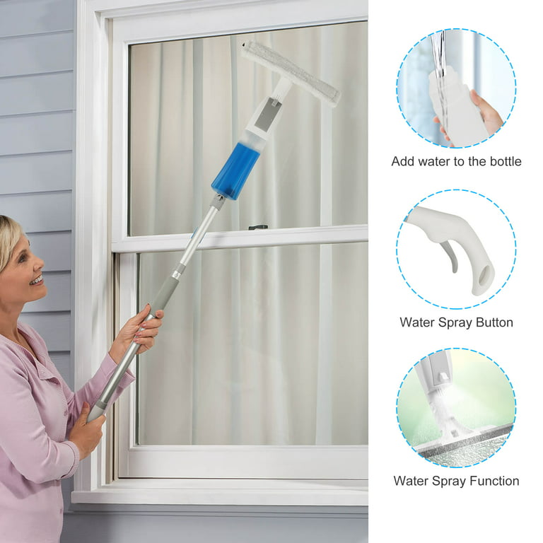 Spray Window Window Cleaner Window Cleaning Scrubber Window Squeegee