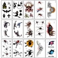 thumbnail image 5 of Tatuaje De Cicatriz De Halloween, Tatuaje Temporal De Cosplay, Pegatinas De Tatuaje Impermeables Para Heridas Para Cara, Brazos, Piernas Scienceny HA046234-01, 5 of 5