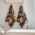 thumbnail image 4 of Dreamtimes Hoho Merry Chrismtas Hand Towels 2 PCS, Gingerbread Snowflake Kitchen Towel Ultra Soft and Highly Absorbent,Decorative Fingertip Face Towel for Bathroom Hotel, 28.3"x 14.4", 4 of 6