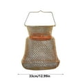 thumbnail image 3 of 2PCS Floatable Fishing Basket - Collapsible Steel Wire Fish Keeper with Rustproof Coating - Portable Live Fish Basket for Kayak, Boat & Shore Fishing - Durable Floating Net Cage for Catch & Release, 3 of 9
