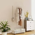 thumbnail image 4 of Costway Kid Clothes Rack with 3 Adjustable Heights Home Freestanding Clothes Rack White, 4 of 8