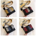 thumbnail image 4 of Sac à Bandoulière pour Femmes Mode Patchwork de Couleurs Sac Seau Sac Messager, 4 of 5