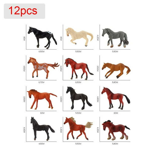 Figuritas de animales realistas para niños, juguetes educativos, figuras de acción de aves de corral simuladas, modelos de granja, perro y pato, regalo para niños y niñas