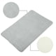 thumbnail image 3 of Alfombra de baño Unique Bargains de poliéster lavable a máquina gris 60x40cm, 3 of 7