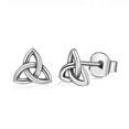 thumbnail image 1 of Fashion Trend Celtic Knot Women s Stud Earrings Light Luxury Jewelry Prom Party Dress Accessories Gift, 1 of 5