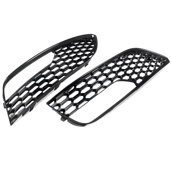 For A-U-D-I A3 2012 2013 2014 2015 2016 Honeycomb Mesh Front Bumper Fog Light Grille Cover Cars Accessories 8V3807681 8V3807682