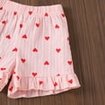 thumbnail image 4 of TOWED22 Baby Girls Summer Outfits 2pcs Set Sleeveless Tank Top and Casual Shorts Sets Clothing Solid Color Cotton Clothes for Toddler(Pink,2-4 Y), 4 of 7