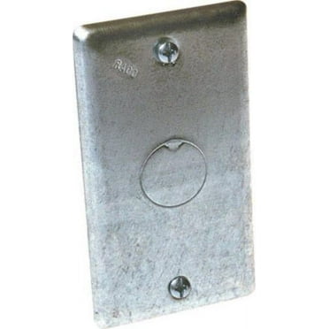 Raco Electrical Box Cover,Square,KO Centered 861