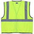 thumbnail image 2 of MCR Safety VCL2SLX3 Class 2 Economy Safety Vest, Solid, 3X-Large, Lime, 2 of 5