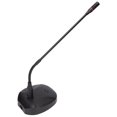 thumbnail image 2 of Micrófono con cable de cuello de cisne, micrófono negro alimentado por USB para grabación de conferencias, juegos de ordenador, 2 of 14