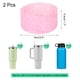 thumbnail image 2 of Funda protectora de bota de silicona de 2 piezas para la parte inferior de botellas de agua de 30-40 oz para vaso rosa, 2 of 6