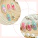 thumbnail image 5 of Uñas BSBTBZ 30 piezas tamaño mediano almendra con diseños 3D de verano, 5 of 9