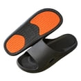 thumbnail image 7 of Men's House Slippers Slip-on Flat Heel Non-Slip Shower Shoes Mens Indoor Home Bedroom Pool Bathroom Home Shower Slippers Beach Shoes, 7 of 7