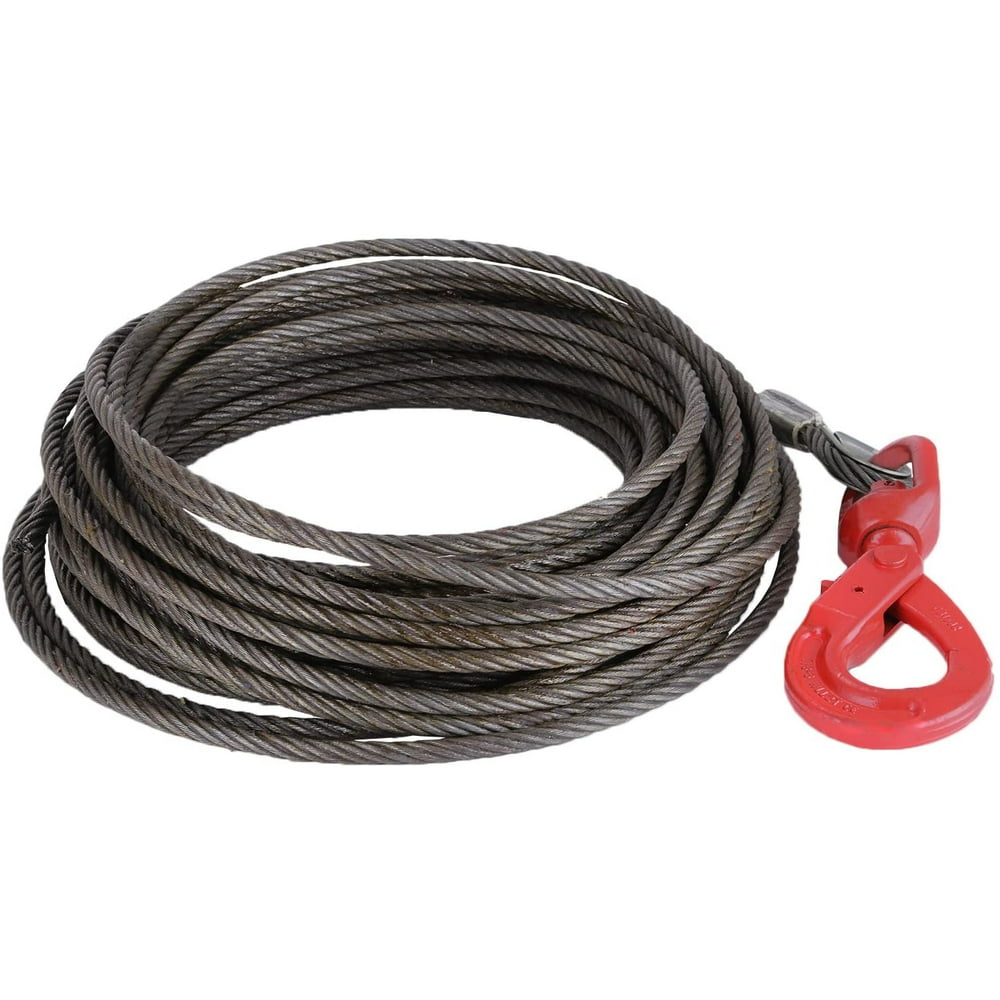 VEVOR Winch Cable 3/8Inch x 100Ft Replacement Wire Rope 4400LBS Fiber