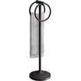 thumbnail image 1 of BGL Hand Towel Holder Stand for Bathroom, Hand Towel Stand for Bathroom Counter, Free Standing Towel Racks for Bathroom with Weighted Base,Matte Black, 1 of 8