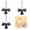 thumbnail image 2 of WINDLAND Ceramics Bird Perch Stand Grinding Scratcher with Suction Cup Perch for Parrots Parakeets Toy Window Wall Mount, 2 of 19