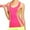 Neon Pink/Neon Green, variant on Women's Sports Design Tank Top Free Size, Aqua/Lemon