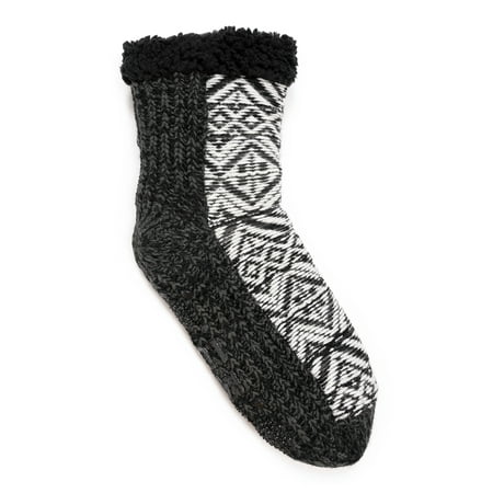 

Women s Faux Fur Knit Cabin Socks